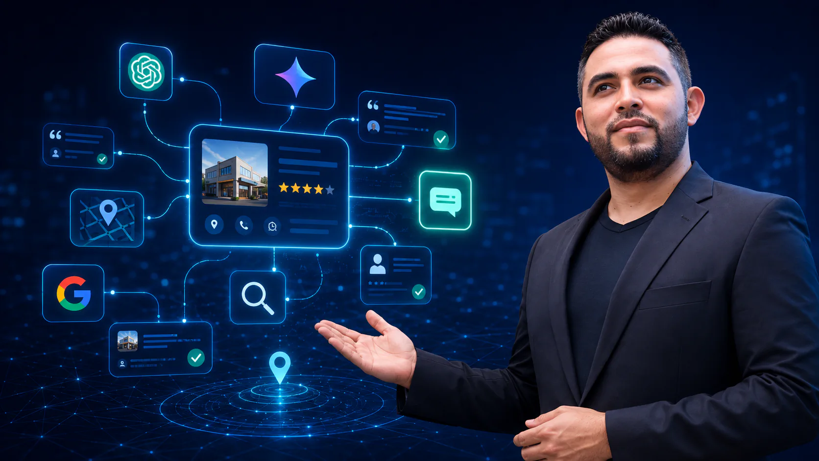 Visibilità AI GEO AEO — cluster blog Webmaster con Mario